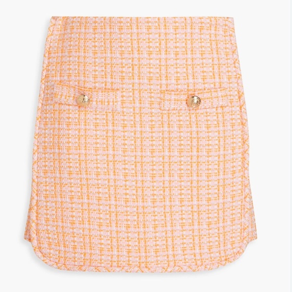 Maje Jilandra Tweed Mini Skirt Size XL - Picture 8 of 8